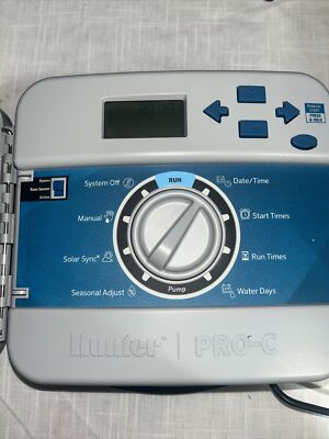 Hunter PC-400I Pro-C Indoor Irrigation Controller Sprinkler Timer 4 Zones