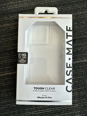 Case-Mate Tough Clear Series Hard Case for Apple iPhone 14 Pro - Clear