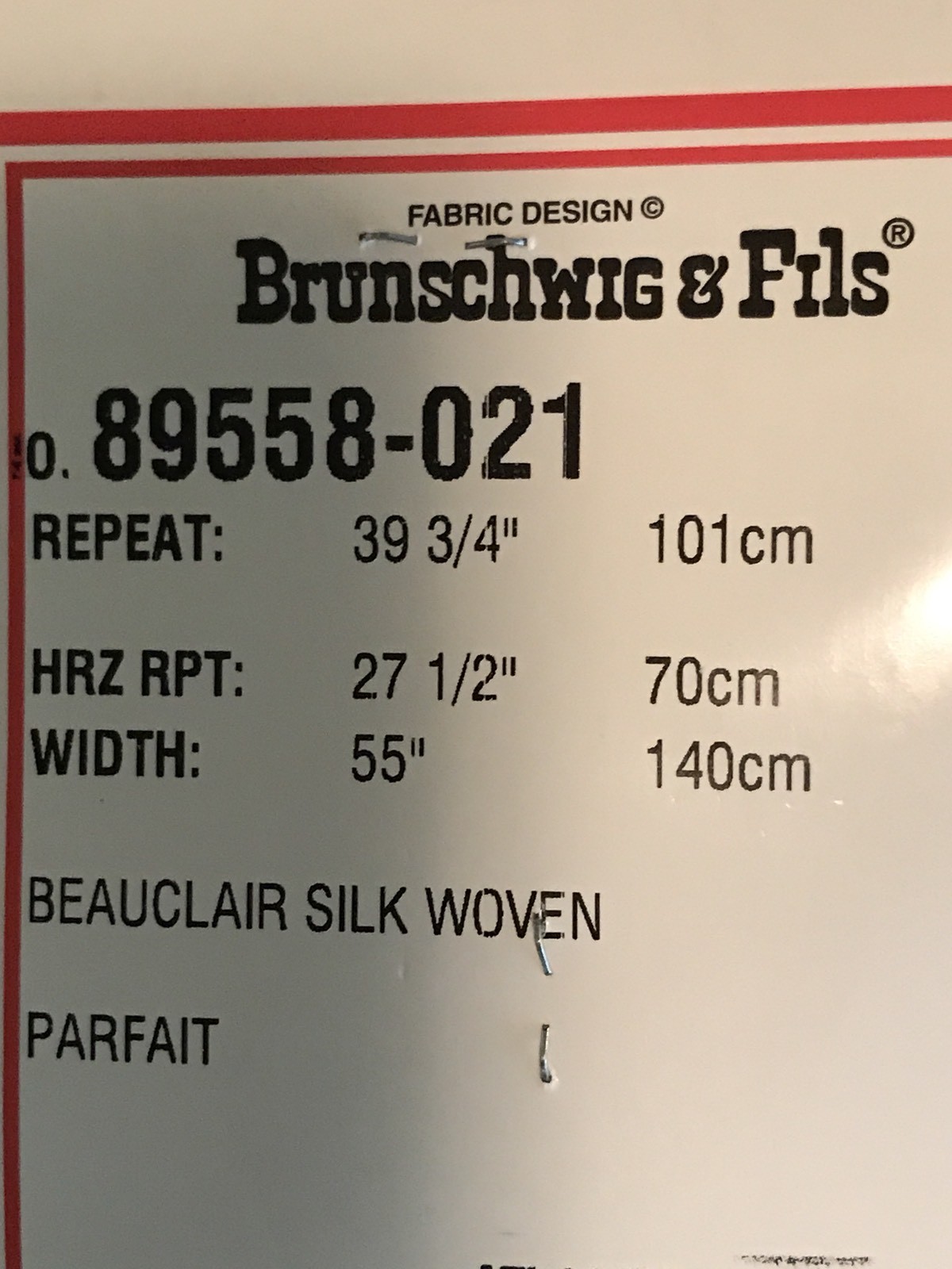 Brunschwig & Fils Butterscotch Silk/Viscose Woven Art Nouveau Design