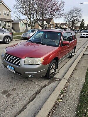 2006 Subaru Forester SUV Red AWD Automatic 2.5X LL BEAN