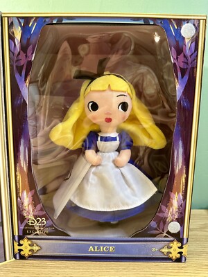 Alice In Wonderland (1951) Plush 70th Anniversary Doll (2021) D23 Exclusive New