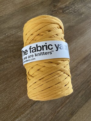 We Are Knitters WAK   The Fabric Yarn   Yellow   WAK-FAB-5137-0   290 Grams