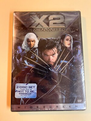 X2: X-Men United DVD, Wolverine, 2003, 2-Disc Set, Widescreen, Special Features