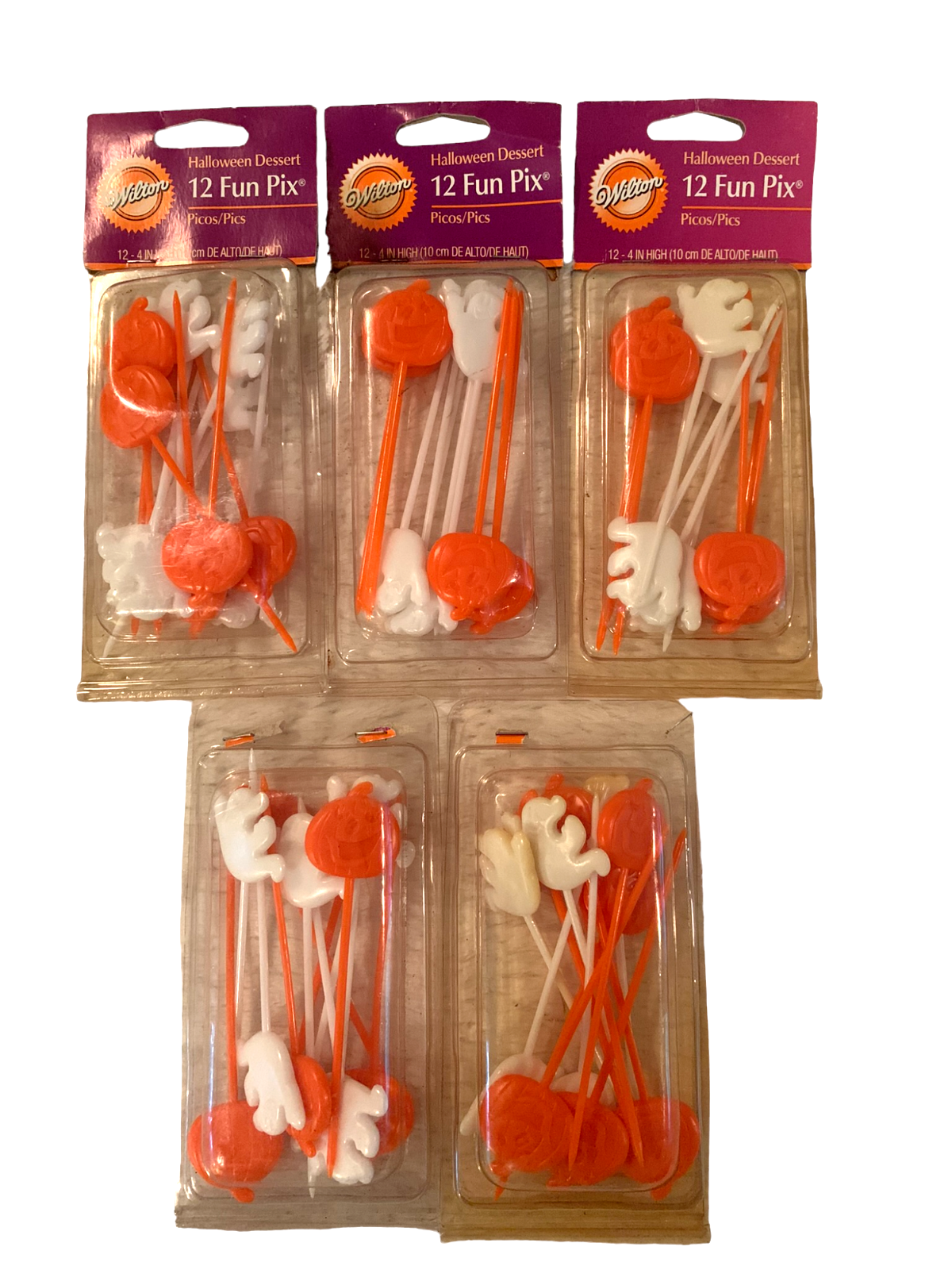 Cupcake Picks Pumpkins Ghosts 60 Pcs