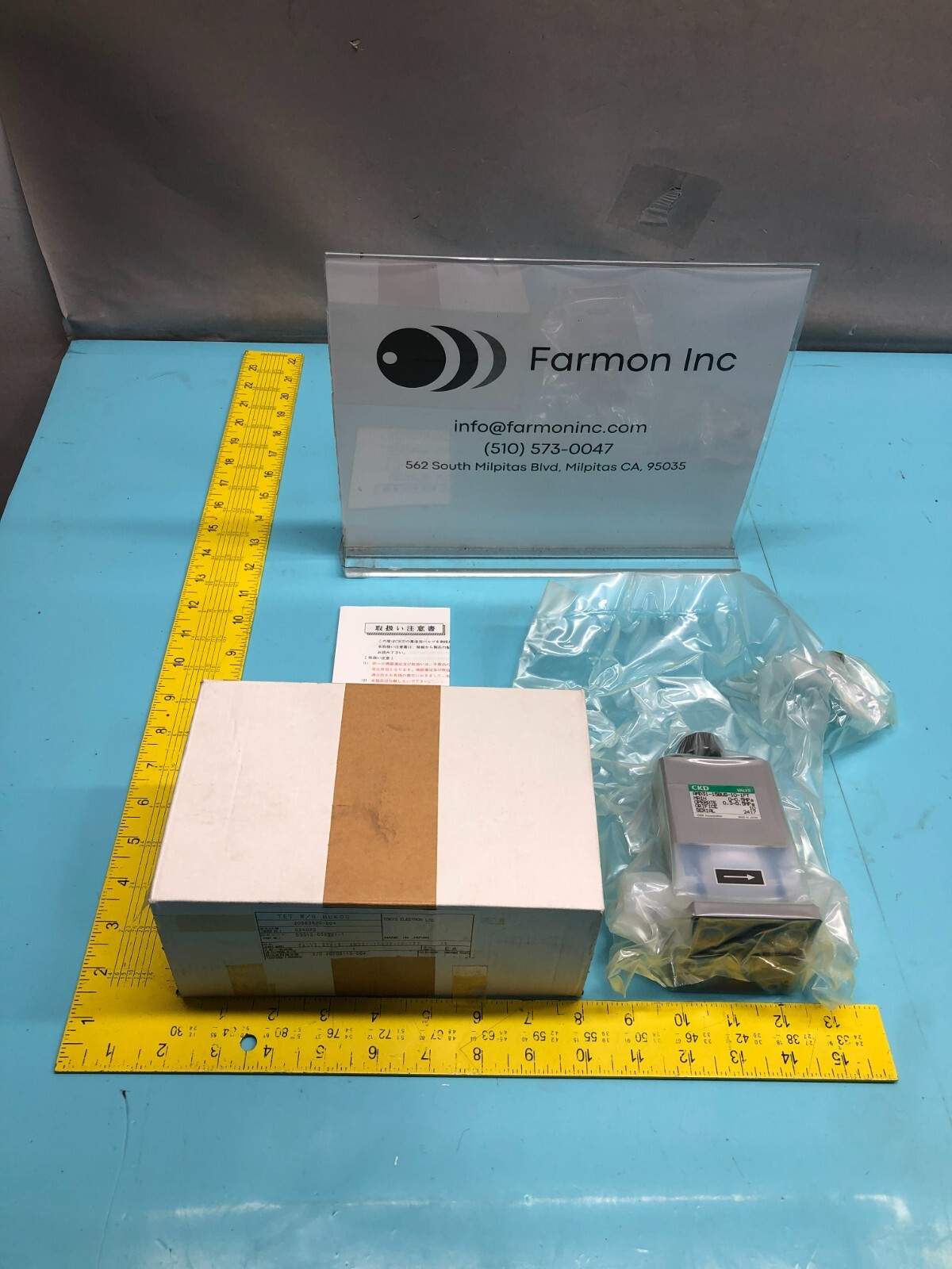 CKD AMD31-15BUS-10-1FT Valve, Resin, Tokyo Electron TEL D3012-002961-1, 154950