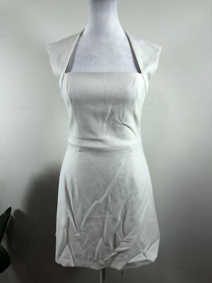 NEW FRENCH CONNECTION  SUMMER WHITE Whisper Ruth Square Neck Dress Size 4