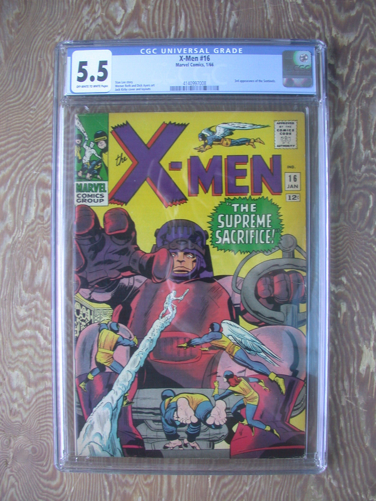 X-Men #16 CGC 5.5 1966 3rd appearance of the Sentinels | eBay