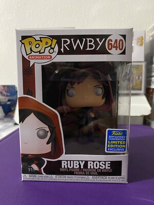 Funko Pop! RWBY - Ruby Rose #640 2019 Summer Con Damaged Box