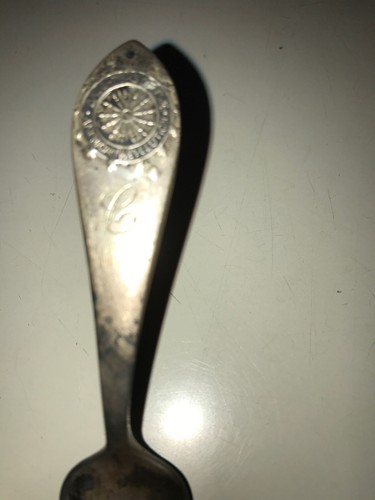 ANTIQUE DAUGHTERS OF THE AMERICAN REVOLUTION STERLING SILVER Baby Fork