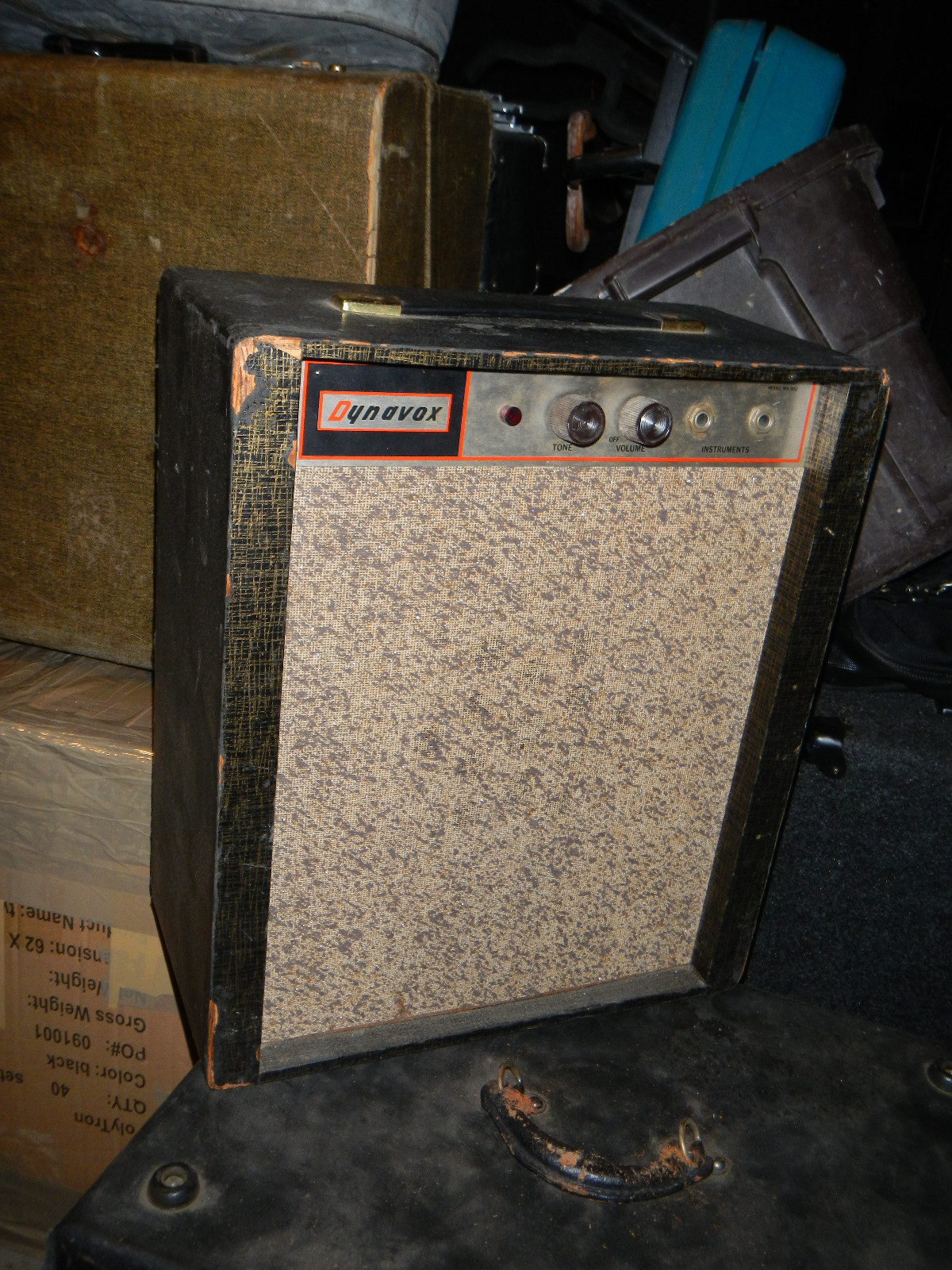 DYNAVOX 1960's VINTAGE TUBE GUITAR AMP Guitar AMPLIFIER Harmonica 8 inch speaker