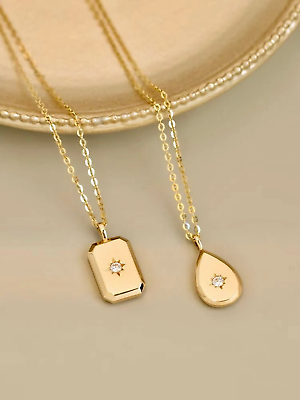 Minimalist cheap pendant necklace