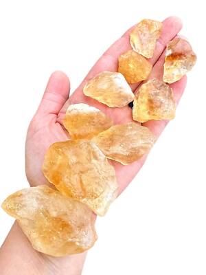 Raw Citrine (Treated) Crystal, Natural Citrine (Treated) from Brazil
