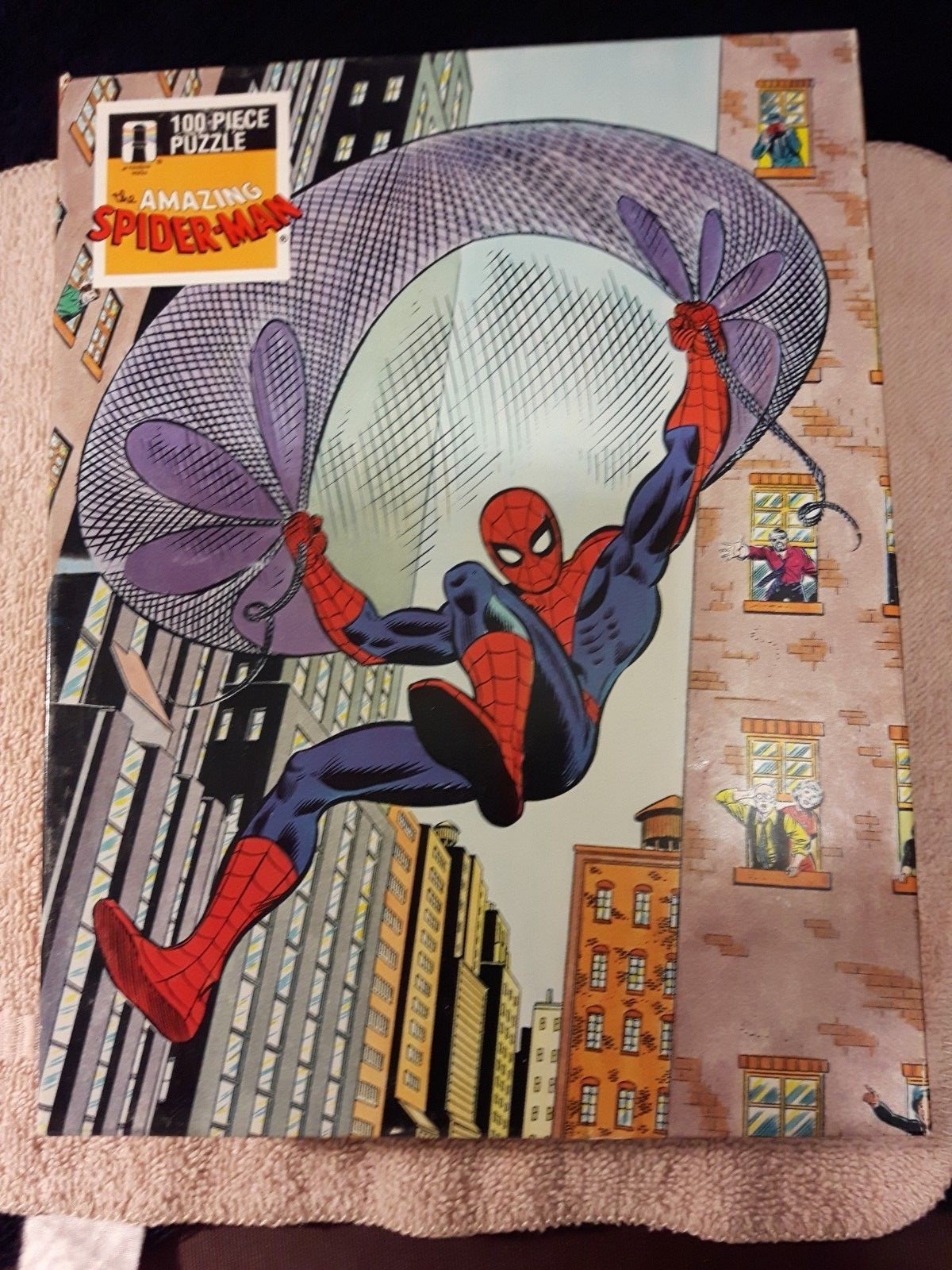 Vintage Puzzle Lot - BattleStar Galactica,Star Wars,He Man,The Hulk,Spider Man