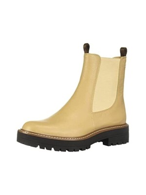 

SAM EDELMAN Женские кожаные ботильоны Laguna с круглым носком и блочным каблуком бежевого цвета, размер 6,5 м, Бежевый, H2680L7