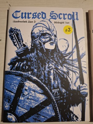Arcane Library RPGs Cursed Scroll Zine Vol. 3 - Midnight Sun Mag NM