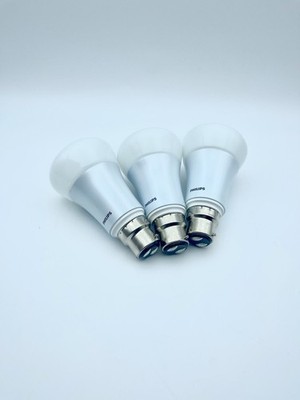 Philips Hue B22 White & Colour Ambiance Smart LED Light Bulbs 3x Pack