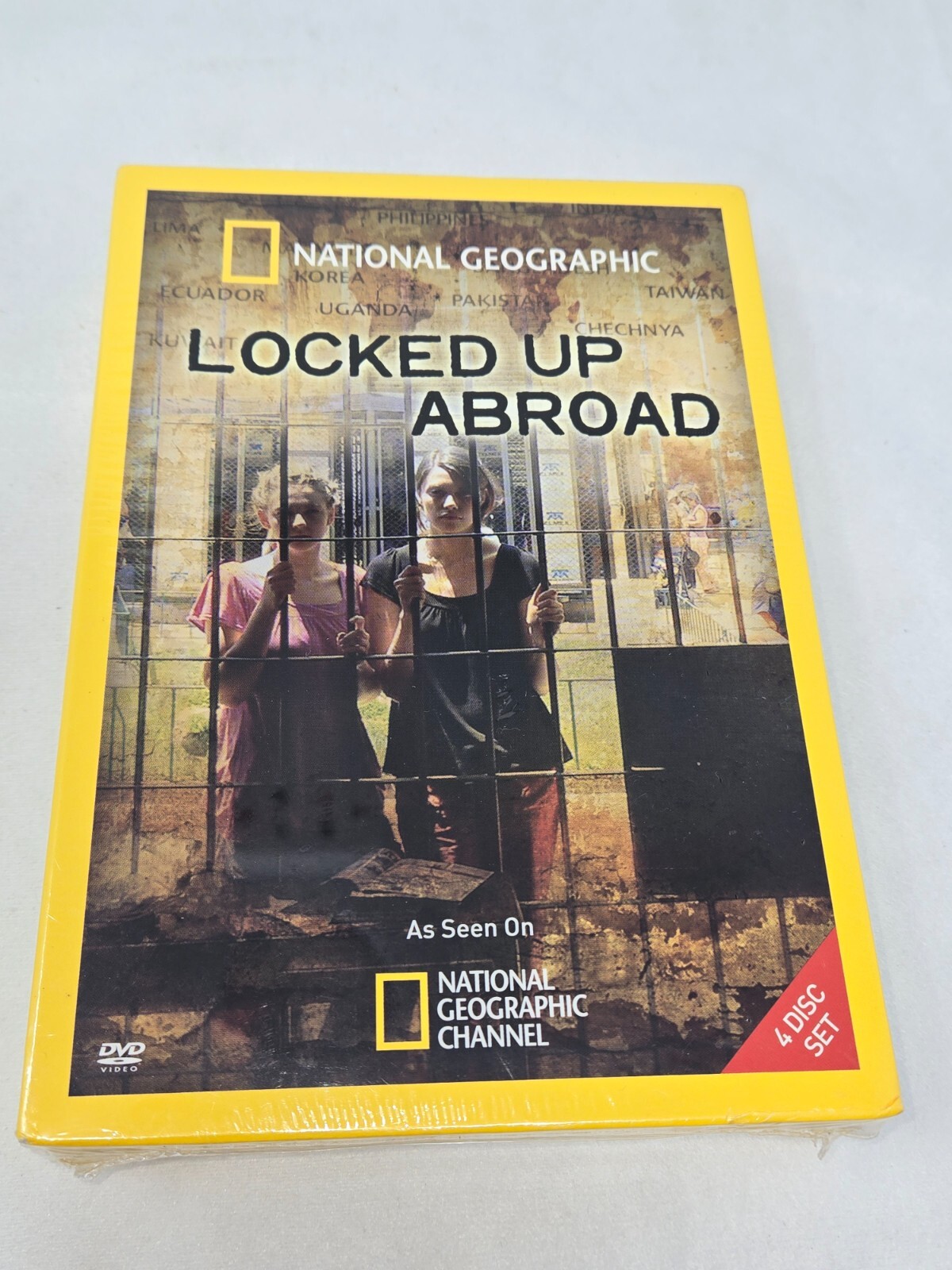 NATIONAL GEOGRAPHIC LOCKED UP ABROAD 4-DISC DVD BOX SET 2009