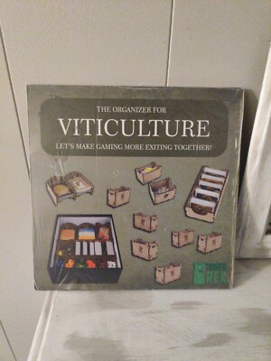 TowerRex Viticulture Board Game Organizer Holds Them All New Factory Sealed 