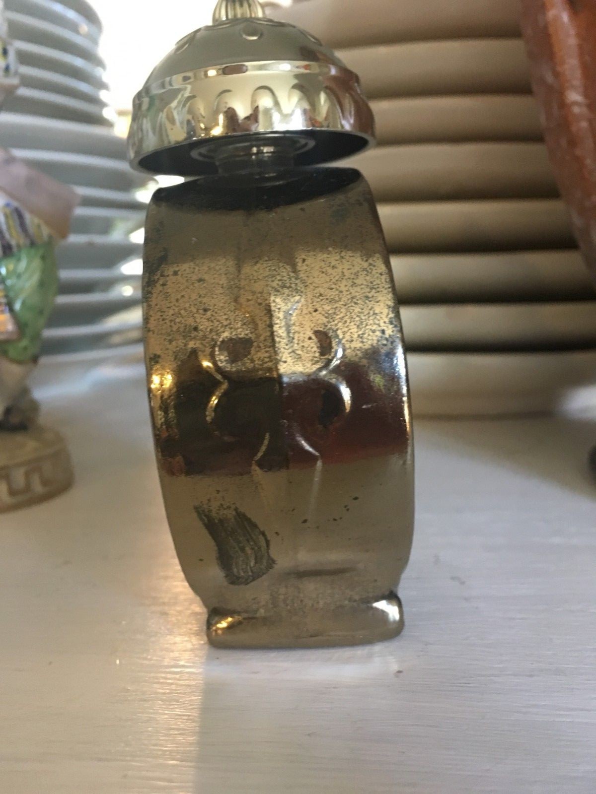 Avon Ornate Gold Clock