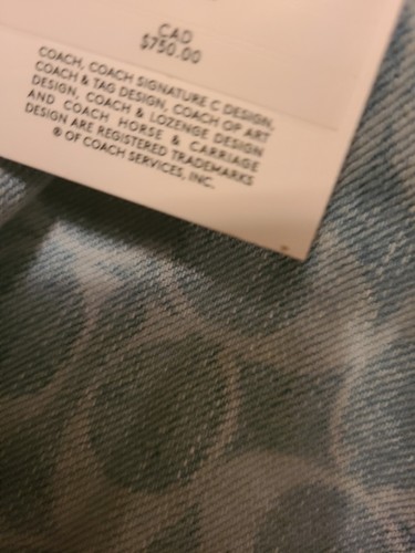 Pre-owned Coach $750  Logo Signature Washed Denim Men Jeans Jacket 48 Limited Edition In Blue