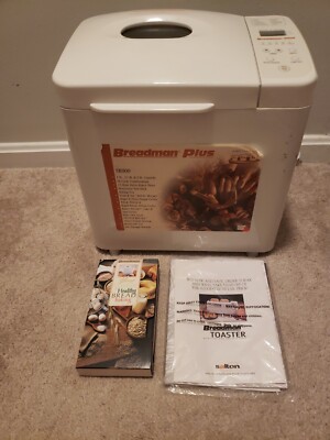 Breadman PLus TR800 Automatic Breadmaker Bread Machine 1lb, 1.5lb 2lb