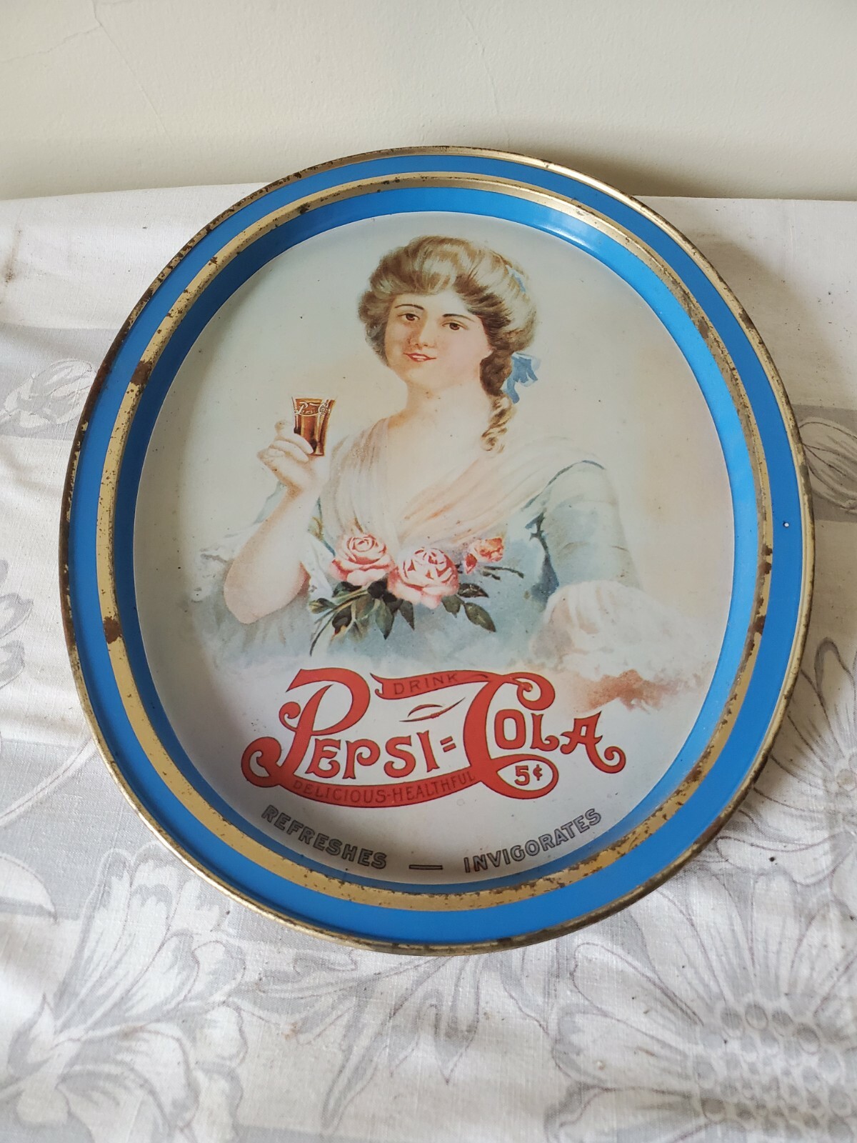 Pepsi Oval Metal tray (JAS) Pepsi Oval Metal tray (JAS)