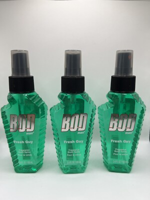 Bod Man 3.4fl oz. Fresh Guy Fragrance Body Spray - Lot of 3