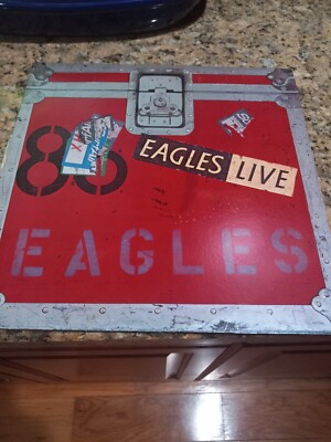 EAGLES LIVE VINYL 2LP RECORD SET 1980
