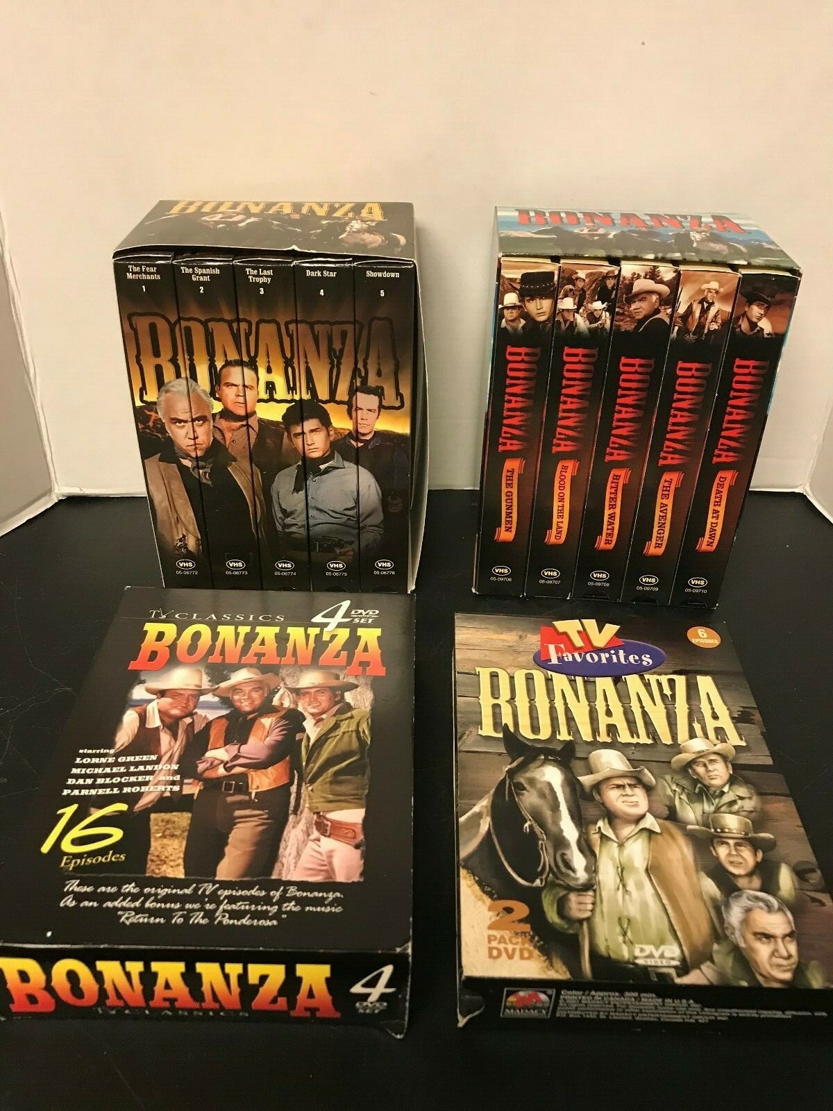 THE BEST OF BONANZA 10 VHSs and 6 DVDs Sets | eBay