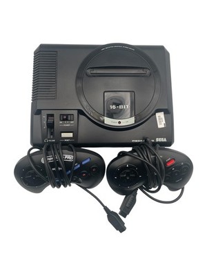 Sega Mega Drive Black Vintage Retro Original Video Games Console 1600-05 B