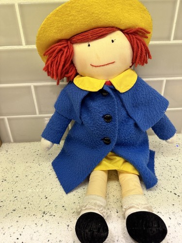 Vintage Madeline Plush 15” Rag Cloth Doll by Eden 1990