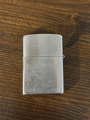 Vintage Zippo Lighter 1998 XIV, High Gloss Chrome, Matching Insert, Great Shape