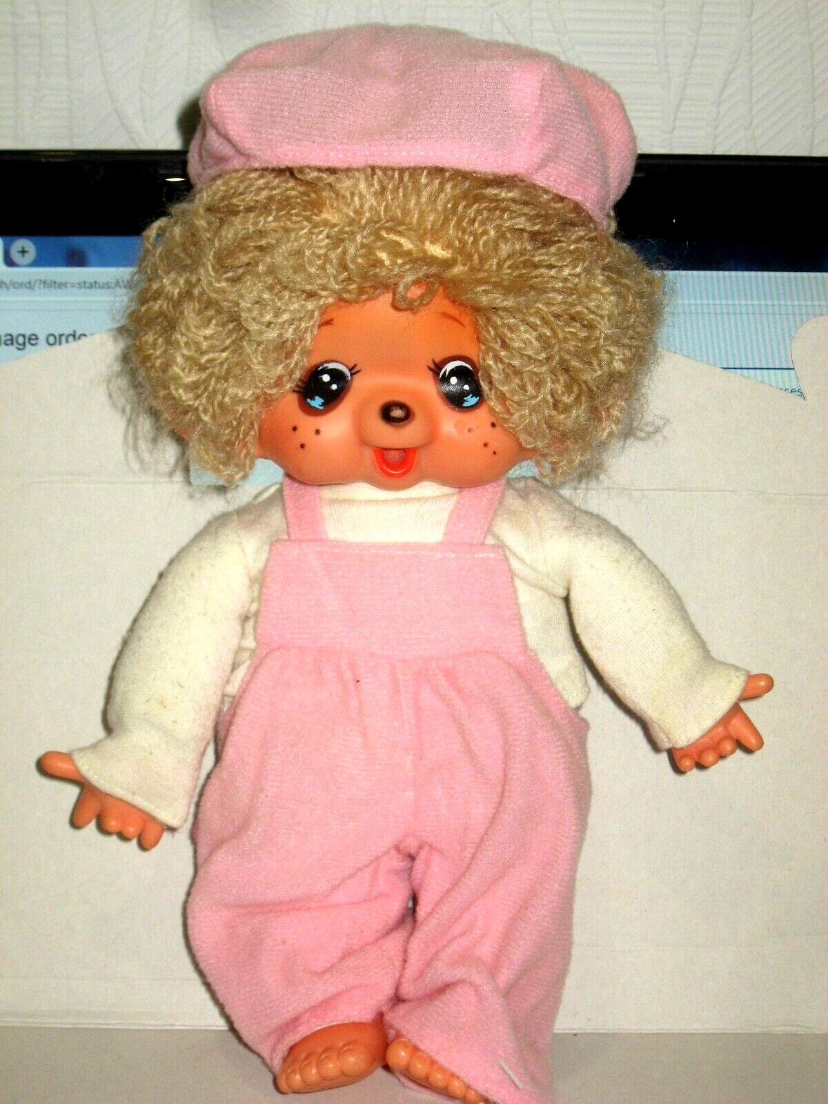 その他 MONCHICHI TOKYO FASHION COLLEGE BOY DOLL Monchhichi Boy & Girl Idol Costume ver. Plush S size