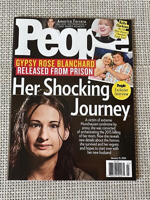 People Magazine, Gypsy Rose Blanchard, Kelly Clarkson, America Ferrera, Jan 2024