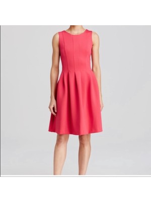 

CALVIN KLEIN Женское розовое короткое вечернее платье без рукавов + расклешенное платье, Розовый