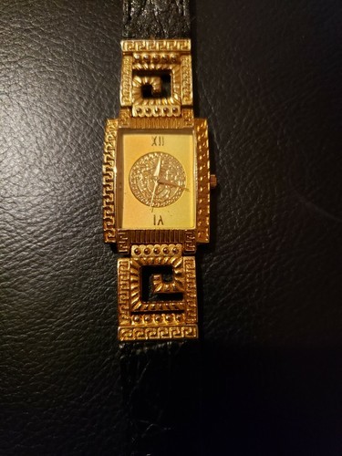 gianni versace signature watch gold plated g20