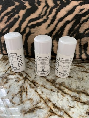 3xSisley Eau Efficace Gentle Makeup Remover Face & Eyes 1 fl. oz. =90 ml
