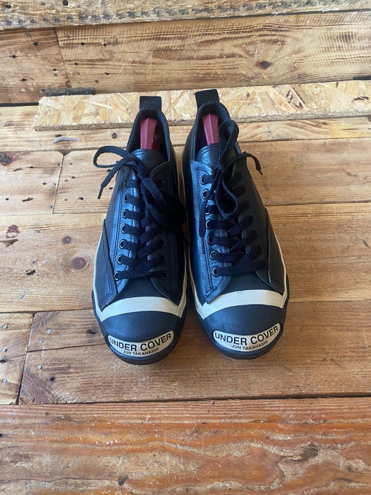 Undercover X Jack Purcell Black leather low-top sneakers Undercover X Jack Purcell Black leather low-top sneakers