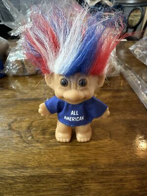 ALL AMERICAN - 3'' Russ Troll Doll - NEW IN BAG - Rare Vintage