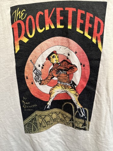 LARGE Dave Stevens Rocketeer Shirt Pacific Comics 1982