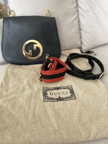 Authentic Black Gucci Blondie Shoulder Medium Bag | eBay