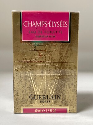 ORIGINAL 1st one CHAMPS-ELYSEES GUERLAIN EAU de TOILETTE 1.7 oz / 50 ml SEALED