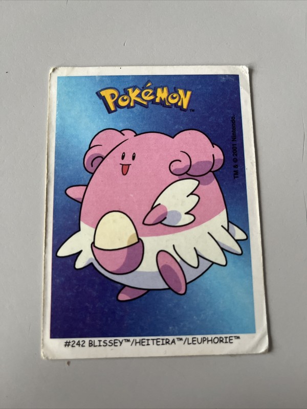 Pokemon #242 Blissey/ Heiteira / Leuphorie  Nintendo Boomer Super Bubble Gum
