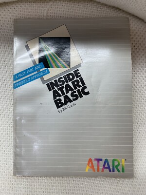 Inside Atari Basic user manual guide workbook 1982 Reston Publishing  