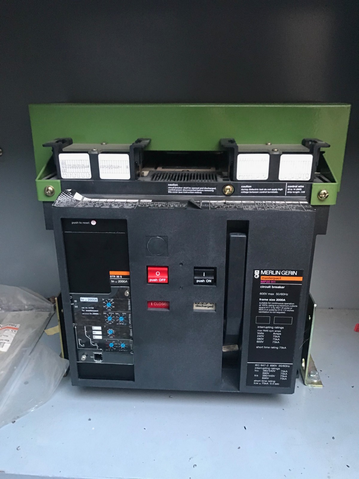 2,000 Amp States Electric Rental Automatic Transfer Switch 3R 480V | SN: SE-1257