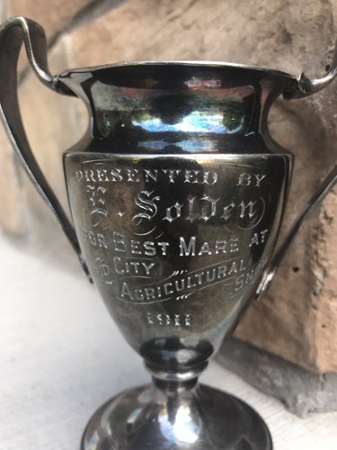 Vintage 1911 Silver Trophy