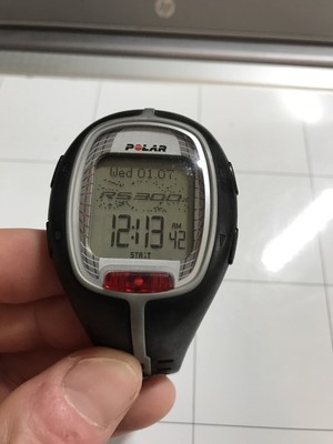 polar rs300x running heart rate monitor and computer