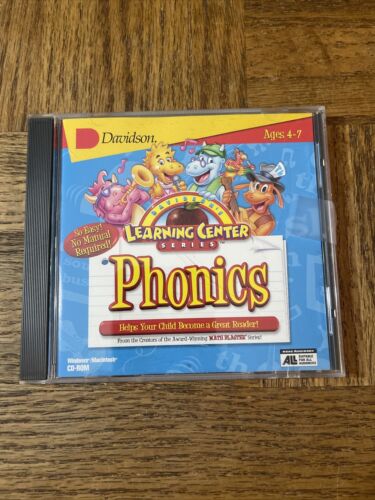 Learning Center Phonics PC CD Rom 51581039125| eBay Learning Center Phonics PC CD Rom 51581039125| eBay