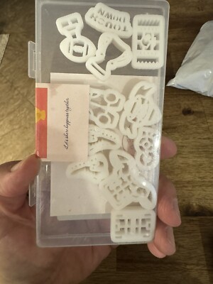 Puocaon Mini Football Clay Cutters, Polymer Clay Cutters 10 Pieces
