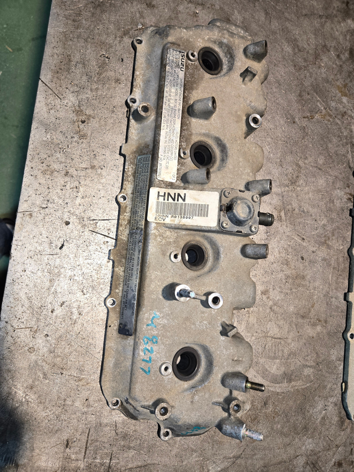 97223559 01 02 03 04 LB7 Duramax Diesel UPPER Valve Cover  - Picture 1 of 4